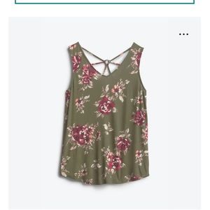 Ampton sleeveless back detail knit top